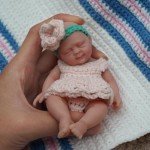 Adorable 4.5" Girl Silicone Reborn Doll