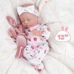 Lifelike 12-Inch Reborn Baby Doll for Girls
