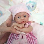 Mini Silicone Reborn Doll for Stress Relief