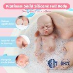 Vollence 7" Micro Preemie Silicone Baby Girl Doll