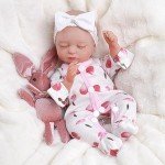 Lifelike 12-Inch Reborn Baby Doll for Girls