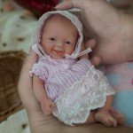 7" Realistic Girl Silicone Preemie Baby Doll