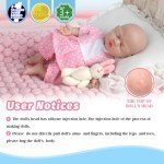 Vollence 7" Micro Preemie Silicone Baby Girl Doll