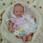 7" Realistic Girl Silicone Preemie Baby Doll