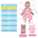 Vollence 7" Micro Preemie Silicone Baby Girl Doll