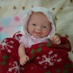 7" Realistic Girl Silicone Preemie Baby Doll