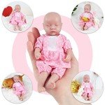 Mini Silicone Sleeping Baby Doll - 6.5 Inches