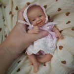 7" Realistic Girl Silicone Preemie Baby Doll