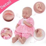 Mini Silicone Sleeping Baby Doll - 6.5 Inches