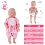 Mini Silicone Sleeping Baby Doll - 6.5 Inches