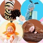 10 Mini Lifelike Baby Dolls in Cute Outfits