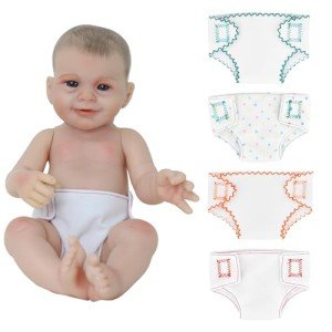 4 Pack Doll Diapers for 14-18 inch Reborns