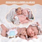 Lifelike 20-Inch Reborn Baby Girl Doll Set
