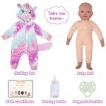 17-Inch Realistic Soft Body Baby Doll with Accessories