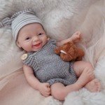 Adorable 7" Mini Silicone Reborn Doll Jefy