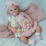 Realistic 18-Inch Reborn Doll with Open Eyes
