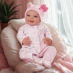 Lifelike 20-Inch Reborn Baby Doll Leen