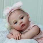 Realistic 18-Inch Reborn Doll with Open Eyes