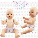 4 Pack Doll Diapers for 14-18 Inch Dolls