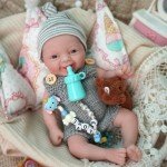 Adorable 7" Mini Silicone Reborn Doll Jefy
