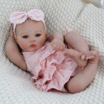 Realistic 18-Inch Reborn Doll with Open Eyes