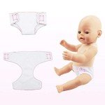 4 Pack Doll Diapers for 14-18 Inch Dolls