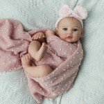 Realistic 18-Inch Reborn Doll with Open Eyes