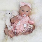 Realistic 18-Inch Reborn Doll with Open Eyes