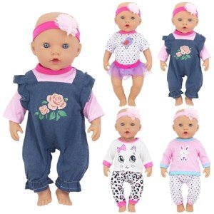 4 Sets of Doll Clothes for 14-18 Inch Dolls