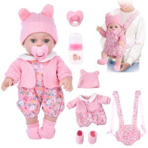 DOTVOSY 12" Reborn Doll Set with Accessories
