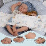 Realistic 17-Inch Silicone Reborn Baby Boy Doll