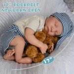 Realistic 17-Inch Silicone Reborn Baby Boy Doll