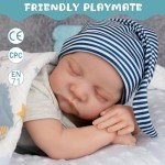 Realistic 17-Inch Silicone Reborn Baby Boy Doll