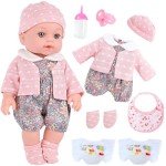 Realistic 12-Inch Reborn Doll Gift Set