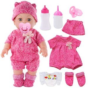 12-Inch Reborn Baby Doll Play Set with Accessories