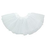18" White Reborn Ballerina Tutu Doll