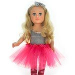 18" White Reborn Ballerina Tutu Doll
