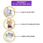 Pail Buddies Baby Doll Diapers Value Pack, 32 Count