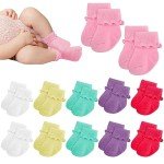 12 Pairs Preemie Cotton Ruffle Socks for Babies