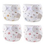 4-Piece Diaper Set for Reborn Baby Dolls