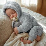 Lifelike 17-Inch Reborn Baby Boy Doll Set