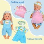 10 Outfits for 10-12" Reborn Dolls with Accessories