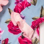 Preemie Baby Girl Flower Print Outfit Set