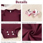 Aalizzwell Preemie Baby Girl Floral Fall Outfit