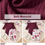 Aalizzwell Preemie Baby Girl Floral Fall Outfit