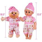 6pcs Baby Doll Clothes for 9-11 Inch Dolls