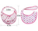 Baby Doll Diapers and Bibs Set for 14-18 Inch Dolls