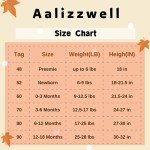 Aalizzwell Preemie Baby Girl Floral Fall Outfit