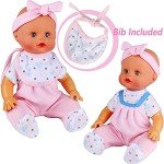6pcs Baby Doll Clothes for 9-11 Inch Dolls