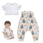 Adorable 2-Piece Outfits for 16-18 Inch Reborn Dolls